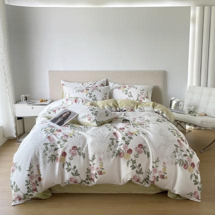 91家纺网 家纺一手货源 找家纺 （总）千朵 2023新款莱赛尔纤维冰激凌系列四件套 （二）