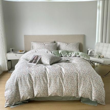 91家纺网 家纺一手货源 找家纺 （总）千朵 2023新款莱赛尔纤维冰激凌系列四件套 （二）