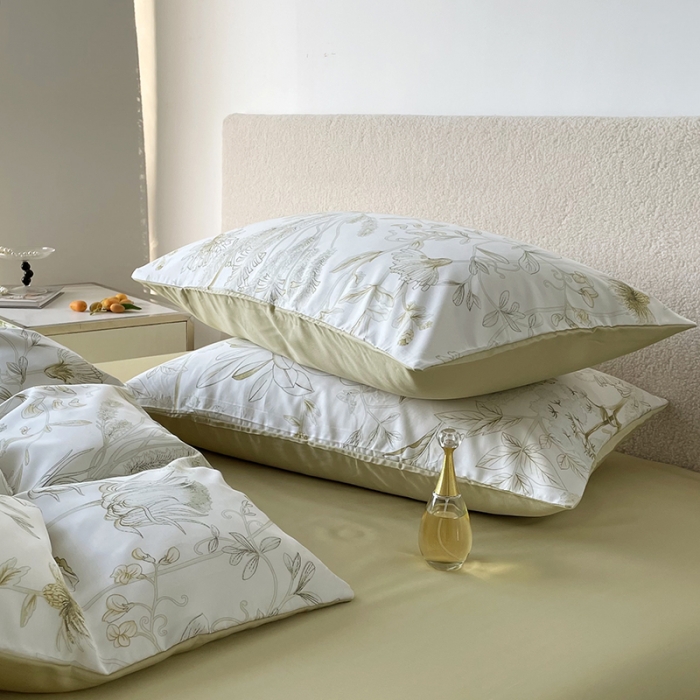 91家纺网 家纺一手货源 找家纺 千朵 2023新款莱赛尔纤维冰激凌系列四件套 （二） 晚风