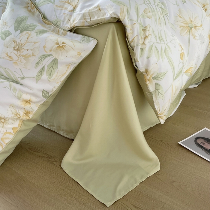 91家纺网 家纺一手货源 找家纺 千朵 2023新款莱赛尔纤维冰激凌系列四件套 （二） 婉韵