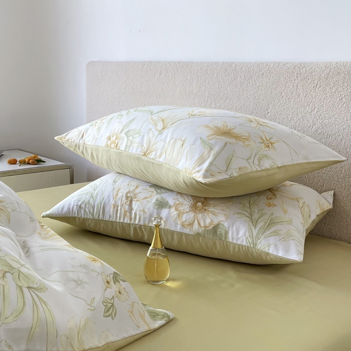 91家纺网 家纺一手货源 找家纺 千朵 2023新款莱赛尔纤维冰激凌系列四件套 （二） 婉韵