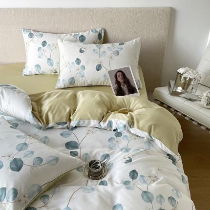 千朵 2023新款莱赛尔纤维冰激凌系列四件套 （二） 夏未央