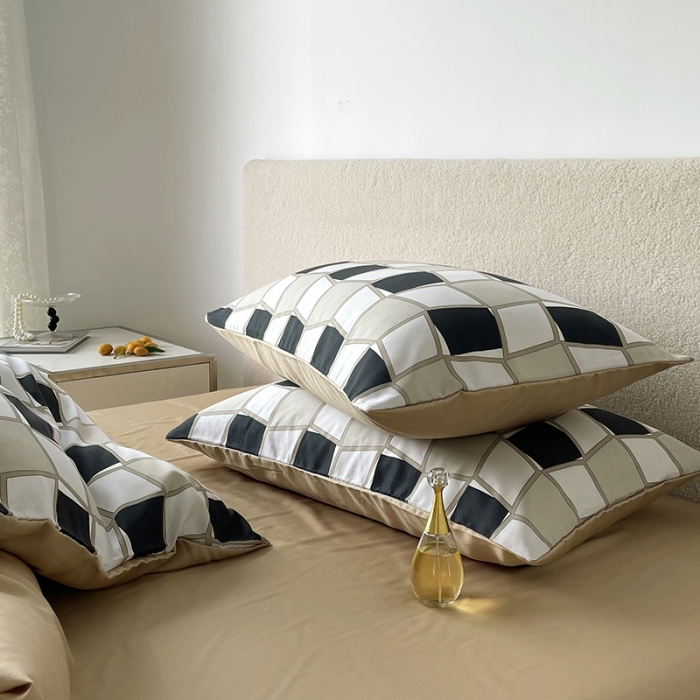 91家纺网 家纺一手货源 找家纺 千朵 2023新款莱赛尔纤维冰激凌系列四件套 （二） 至尚