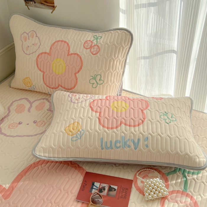 91家纺网 家纺一手货源 找家纺 慕尚  2025新款凉感丝大版乳胶凉席 仙本娜