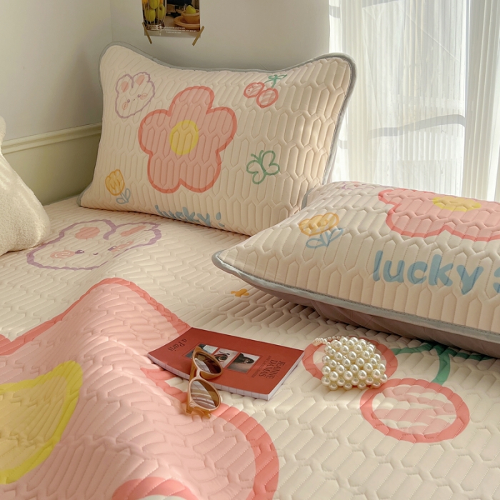 91家纺网 家纺一手货源 找家纺 慕尚  2025新款凉感丝大版乳胶凉席 仙本娜