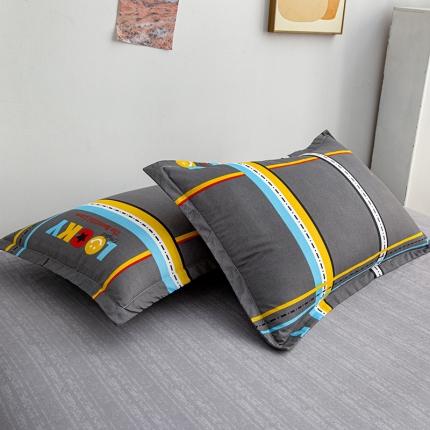 91家纺网 家纺一手货源 找家纺 曼璐家纺 芦荟棉枕套一对拍二单只装幸运格