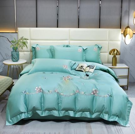 91家纺网 家纺一手货源 找家纺 （总）凯艾玲 2023新款细斜纹磨毛四件套-柏莎