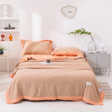 91家纺网 家纺一手货源 找家纺 （总）简色坊 2023新款全棉色织小提花夏凉被小提花-梵西