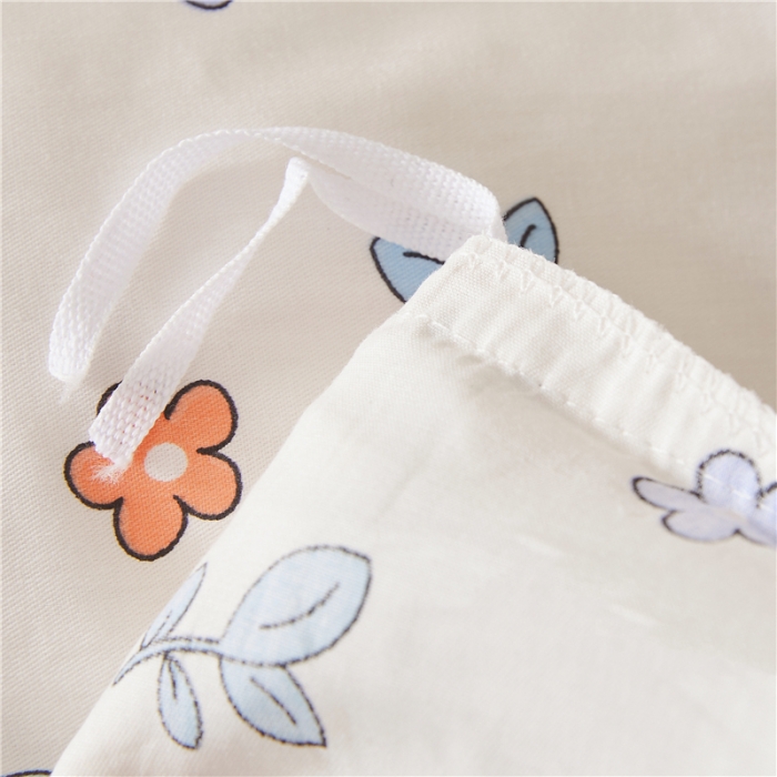 91家纺网 家纺一手货源 找家纺 十个点2024新款初遇系列 全棉床裙小清新四件套 元气兔兔