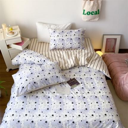 91家纺网 家纺一手货源 找家纺 （总）桃喜2024新款全棉卡通四件套