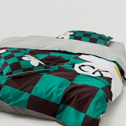 91家纺网 家纺一手货源 找家纺 涞澳2023款全棉印花(时尚款） 玛奇朵-绿