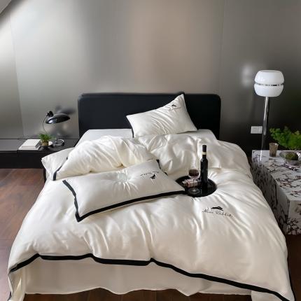 91家纺网 家纺一手货源 找家纺 涞澳2023新款60天丝-萌萌兔 萌萌兔-珍珠白