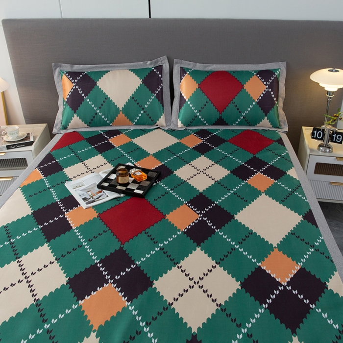 91家纺网 家纺一手货源 找家纺 简宜家居 2023新款冰丝复合席子 灵动