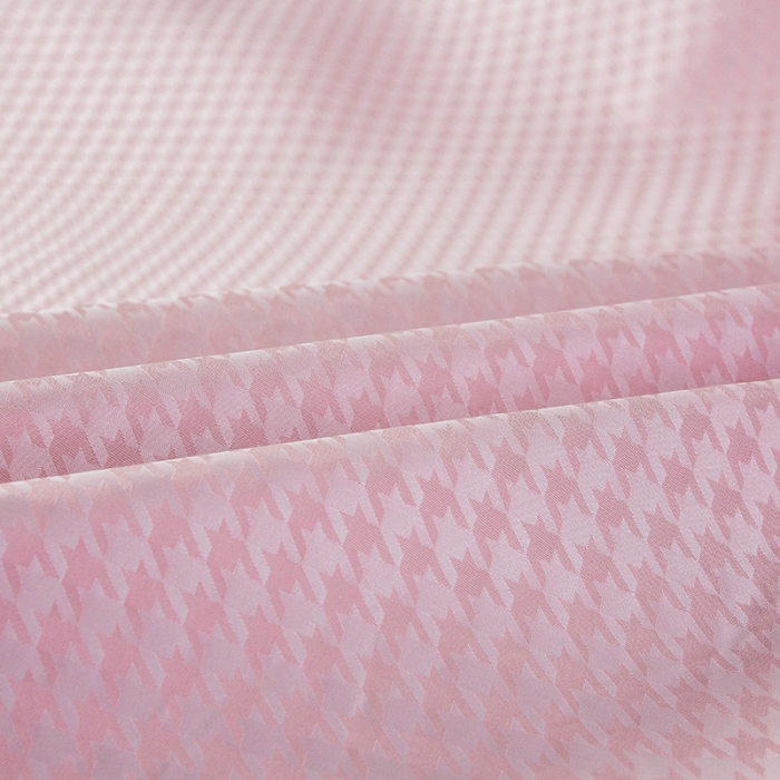 91家纺网 家纺一手货源 找家纺 简宜家居 2023新款冰丝复合席子 千鸟格 -粉