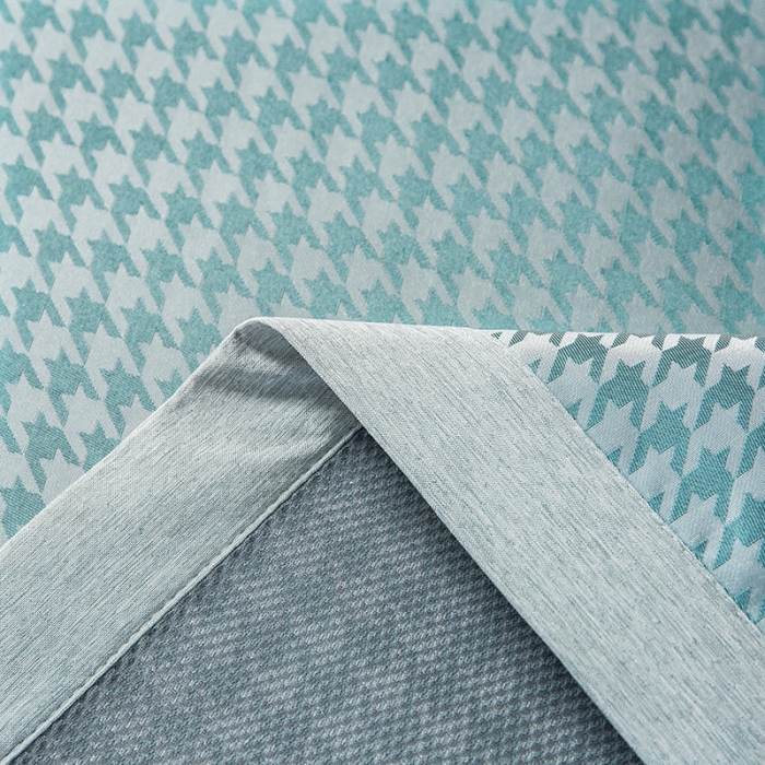 91家纺网 家纺一手货源 找家纺 简宜家居 2023新款冰丝复合席子 千鸟格-绿