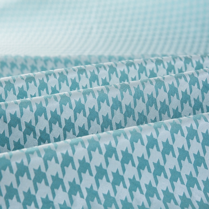 91家纺网 家纺一手货源 找家纺 简宜家居 2023新款冰丝复合席子 千鸟格-绿