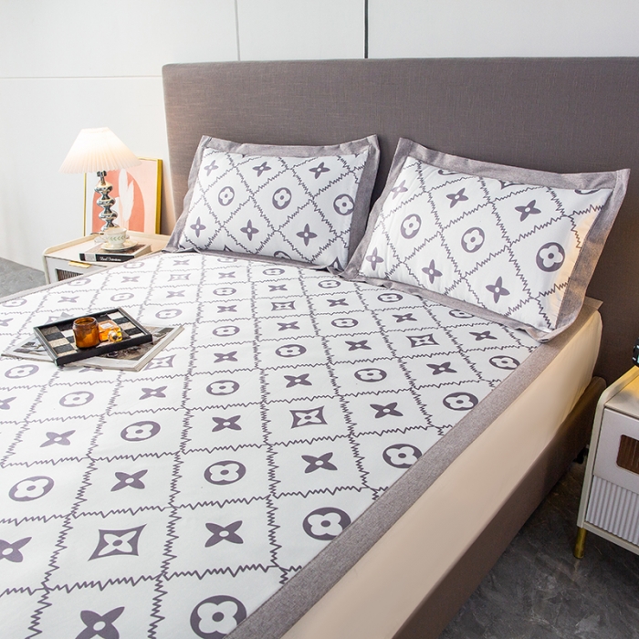 91家纺网 家纺一手货源 找家纺 简宜家居 2023新款冰丝复合席子 小时代