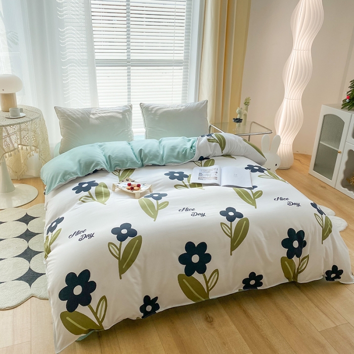 91家纺网 家纺一手货源 找家纺 （总）赫然家纺 新款斜纹磨毛单品被套