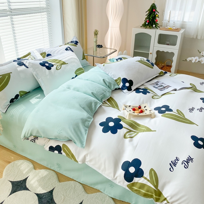 91家纺网 家纺一手货源 找家纺 （总）赫然家纺 新款斜纹磨毛单品被套