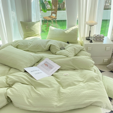 91家纺网 家纺一手货源 找家纺 （总）澳梵家居 2023新品全棉华夫格四件套