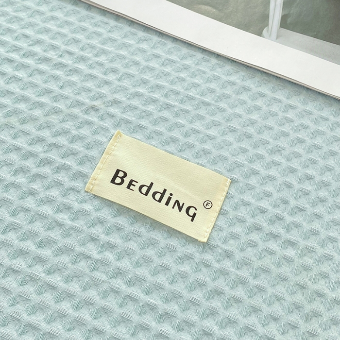 91家纺网 家纺一手货源 找家纺 （总）澳梵家居 2023新品全棉华夫格床笠单品