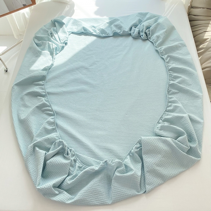 91家纺网 家纺一手货源 找家纺 （总）澳梵家居 2023新品全棉华夫格床笠单品