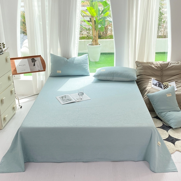 91家纺网 家纺一手货源 找家纺 （总）澳梵家居 2023新品全棉华夫格床单单品