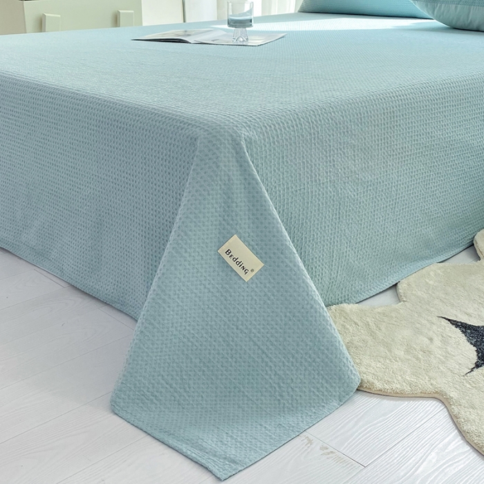 91家纺网 家纺一手货源 找家纺 （总）澳梵家居 2023新品全棉华夫格床单单品