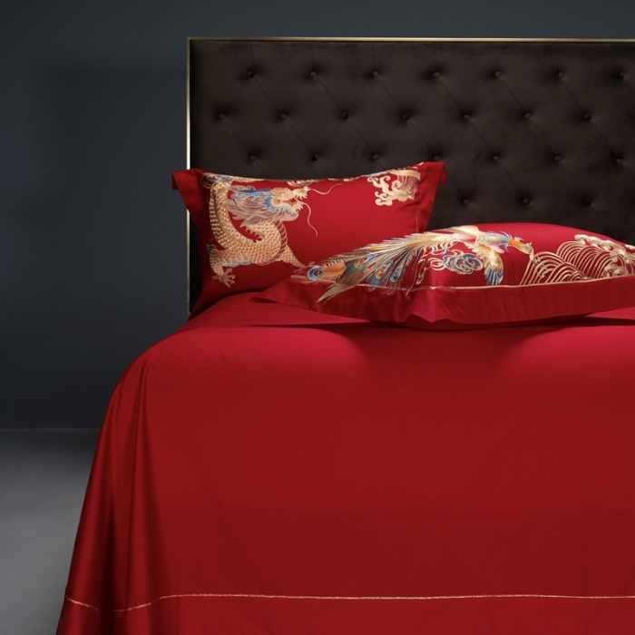 91家纺网 家纺一手货源 找家纺 缔缦 2023新款Wedding高端婚庆系列至尊龙凤