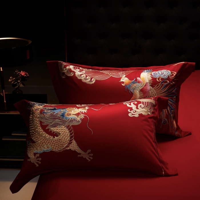 91家纺网 家纺一手货源 找家纺 缔缦 2023新款Wedding高端婚庆系列至尊龙凤