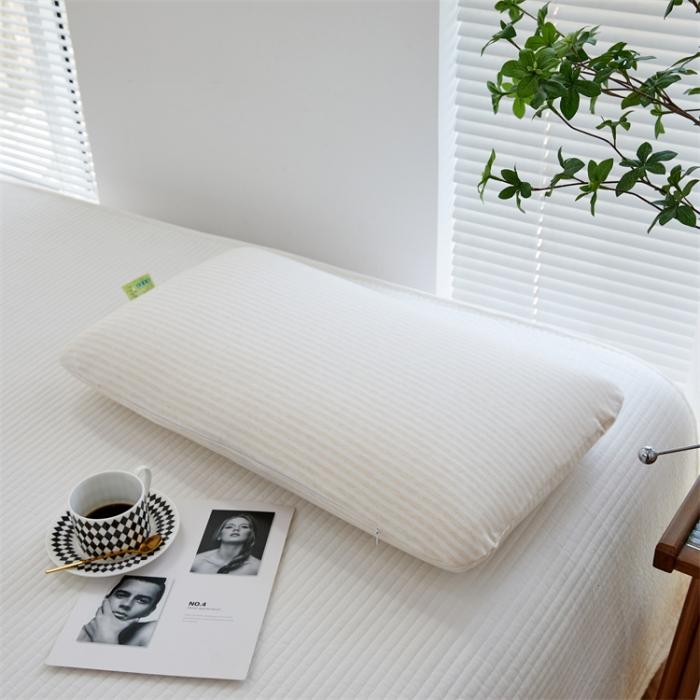 91家纺网 家纺一手货源 找家纺 新款天然乳胶枕头面包款式乳胶枕芯全棉面料40*70大面包四件套配套枕芯