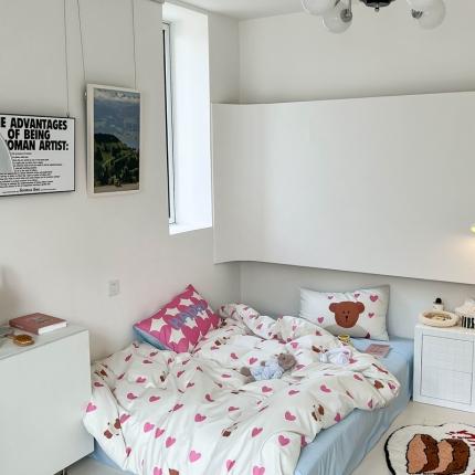 （总）桃喜 2024新款甜辣潮酷数码印花全棉四件套-风格一