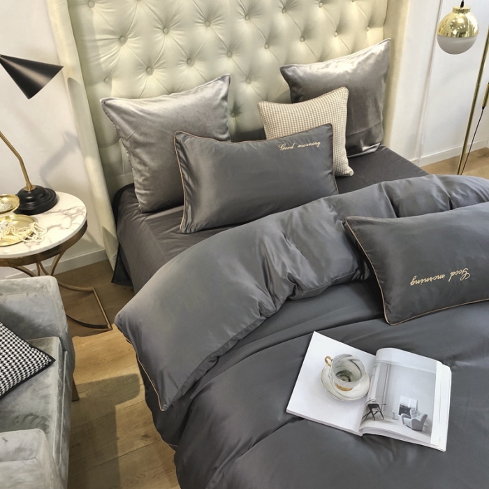 91家纺网 家纺一手货源 找家纺 （总）优悦家纺 2020新款早安水洗真丝四件套