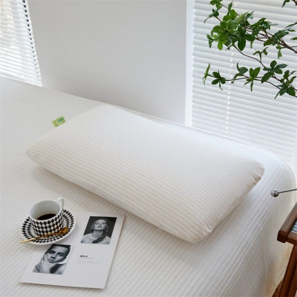 91家纺网 家纺一手货源 找家纺 新款天然乳胶枕头面包款式乳胶枕芯全棉面料40*70大面包四件套配套枕芯