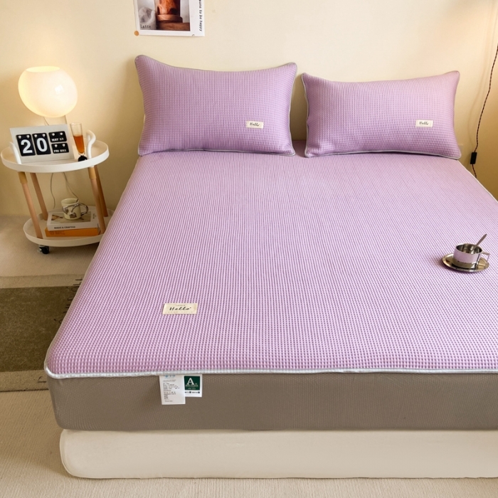 91家纺网 家纺一手货源 找家纺 （总）吉象家纺 2023新款A类华夫格软席凉感席套件