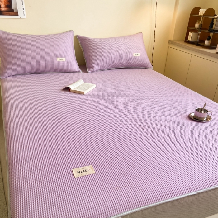 91家纺网 家纺一手货源 找家纺 （总）吉象家纺 2023新款A类华夫格软席凉感席套件