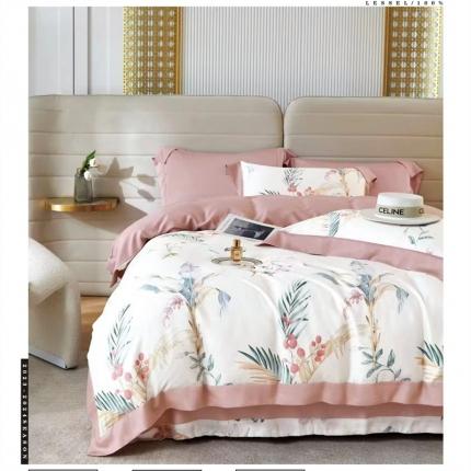 91家纺网 家纺一手货源 找家纺 （总）栩裕 2023新款60s天丝印花款四件套