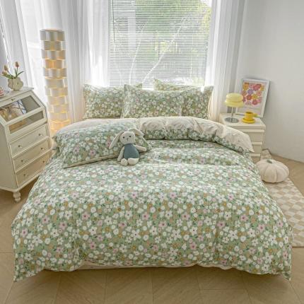 91家纺网 家纺一手货源 找家纺 柠馨 2023新款13376复古系列全棉四件套（硬包）绿野仙踪