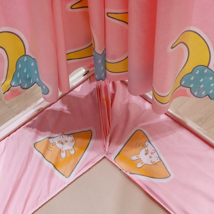 91家纺网 家纺一手货源 找家纺 显高蚊帐2025新款坐床遮光防尘坐床回底遮光蚊帐系列