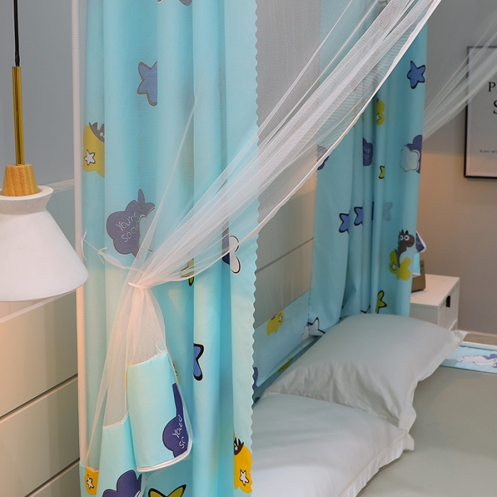 91家纺网 家纺一手货源 找家纺 显高蚊帐2025新款坐床遮光防尘坐床回底遮光蚊帐系列