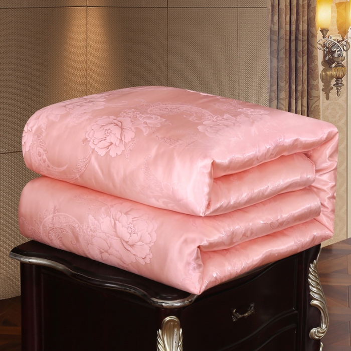 91家纺网 家纺一手货源 找家纺 （总）畅畅家纺 2023新款欧式提花牡丹花羽丝棉被被子被芯