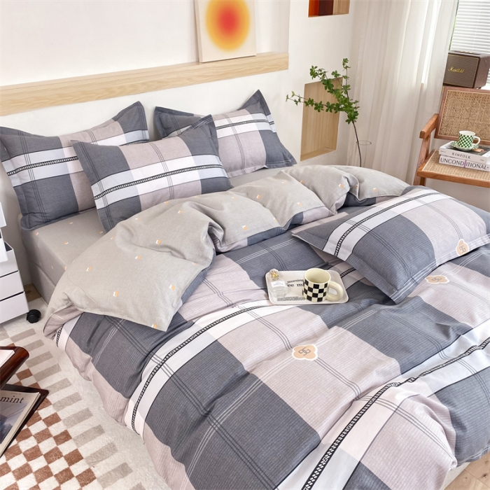 91家纺网 家纺一手货源 找家纺 多品 2023新款12868全棉印花单被套系列第二批 时尚格调