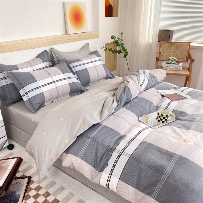 91家纺网 家纺一手货源 找家纺 多品 2023新款12868全棉印花单被套系列第二批 时尚格调