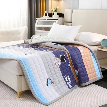 91家纺网 家纺一手货源 找家纺 东宇床垫 2023新款全棉印花棉花床垫 太空旅行