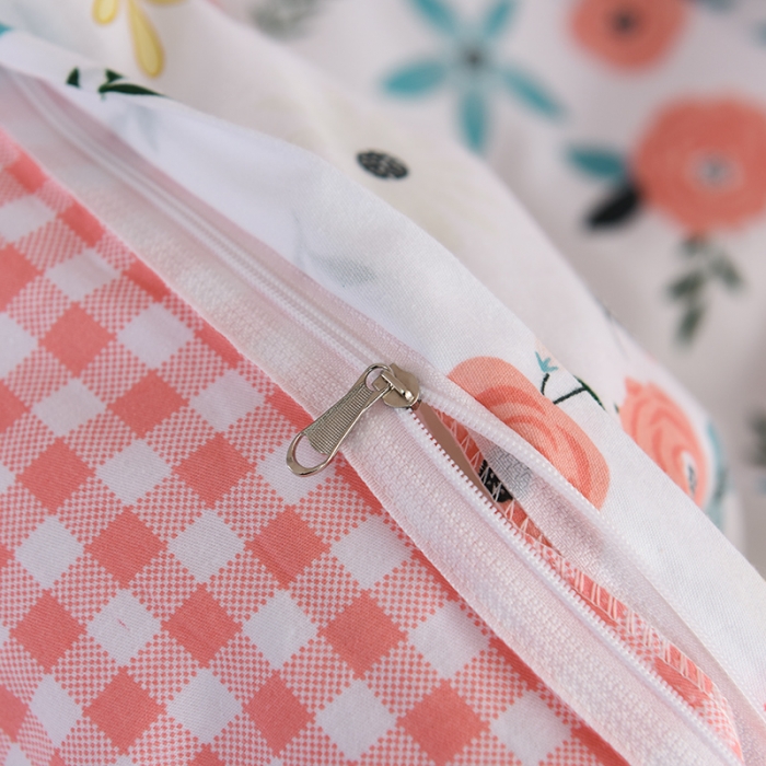 91家纺网 家纺一手货源 找家纺 多品家纺 2023新款12868全棉印花四件套系列第二批 红粉佳人