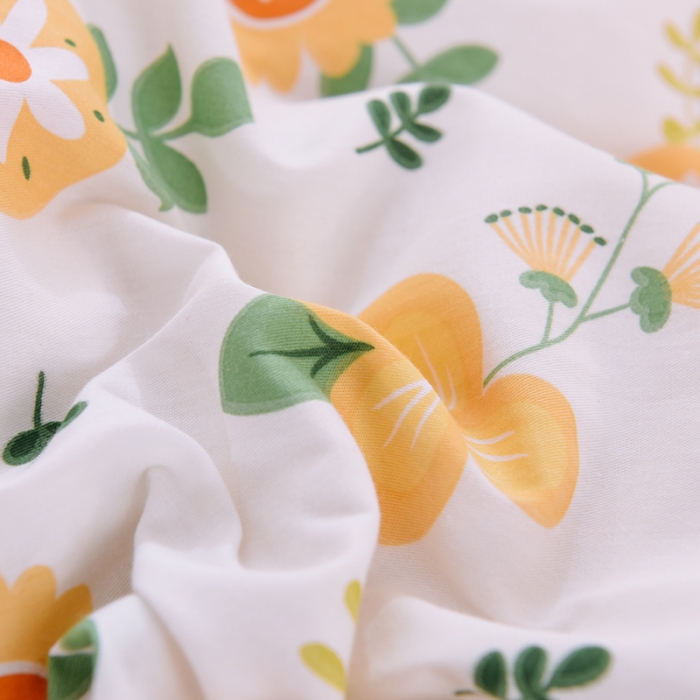 91家纺网 家纺一手货源 找家纺 多品家纺 2023新款12868全棉印花四件套系列第二批 花涧艺