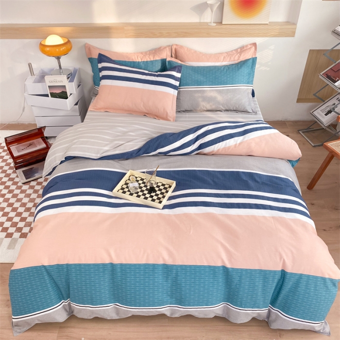 91家纺网 家纺一手货源 找家纺 多品家纺 2023新款12868全棉印花四件套系列第二批 曼城时光