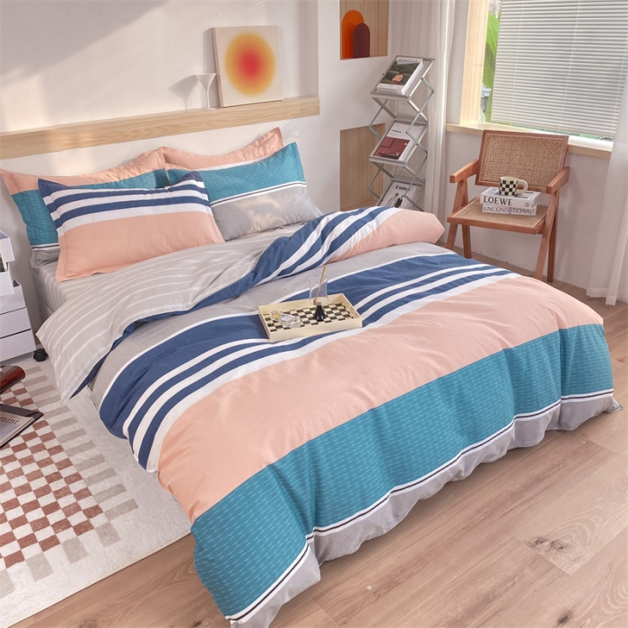 91家纺网 家纺一手货源 找家纺 多品家纺 2023新款12868全棉印花四件套系列第二批 曼城时光