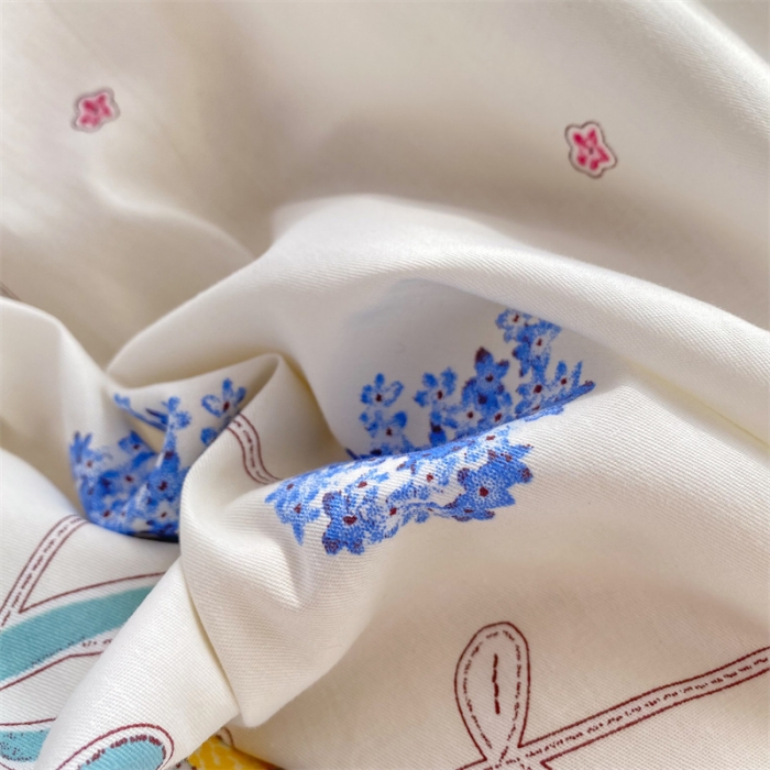 91家纺网 家纺一手货源 找家纺 多品家纺 2023新款12868全棉印花四件套系列第二批 秘密花园—粉