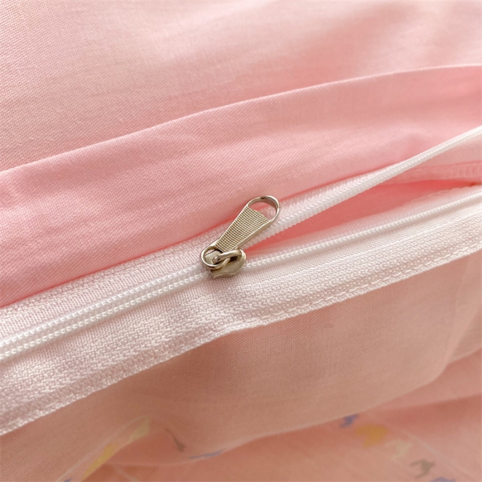 91家纺网 家纺一手货源 找家纺 多品家纺 2023新款12868全棉印花四件套系列第二批 秘密花园—粉